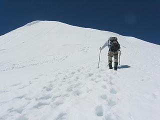 Booting the east ridge