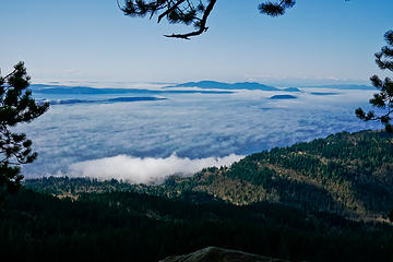 Oyster Dome View. 
Oyster Dome via Blanchard, 3/29/13, Bellingham WA