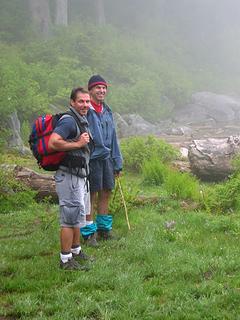 Dad and Ed at Copper Lake, on our infamous West Fork Foss to East Fork Miller "Dayhike"