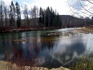 Camping spot on the Wenatchee River.