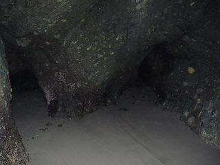 Caves at night