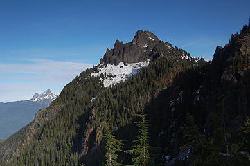 Mt. Forgotten with Whitechuck Mountain to the left