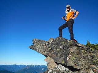 Rampart summit rock