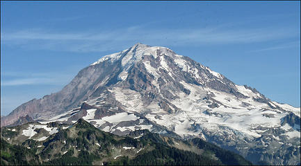 Mt Rainier, as seen from the trail to Tolmie Lookout, 8.1.09.