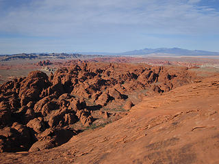 On top looking north