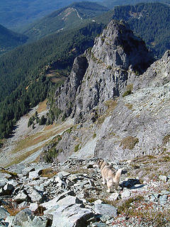 Crystal with NW lower WCM summit.