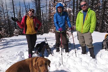 Group photo on Yellow Hill