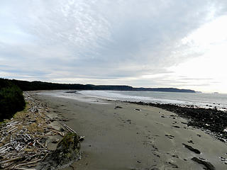 looking south at Sand Point