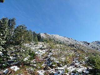 Last stretch to the summit