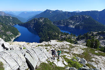 Aug: West Fork Foss lakes