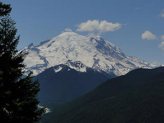 Rainier from Crystal Lakes trail.