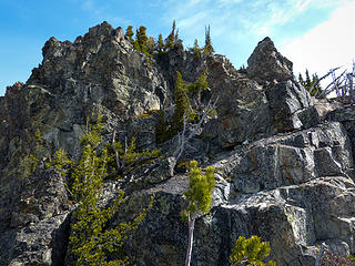 Bill's west ridge summit block