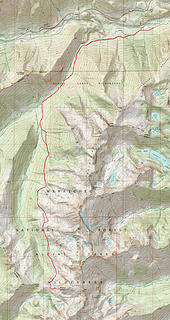 Frosty Pass Track (Winter trip, not the trail) - 20.3 miles, 5000ft gain