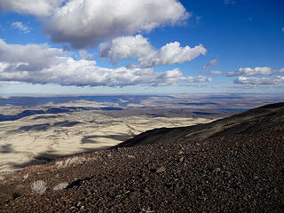 Looking northeast from the summit.