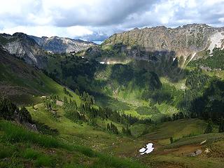 Looking back down into Boulder Basin