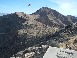 main peak from west peak