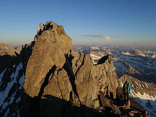 North Pallisade; not far away from our bivy