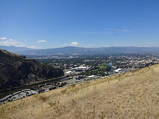 The Clark Fork River flows through town.