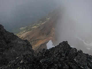 A look to Red Mountain from Cosho summit