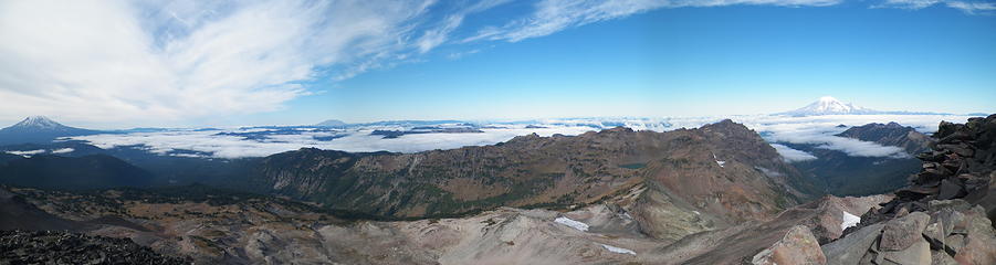 3 volcano view from Old Snowy summit