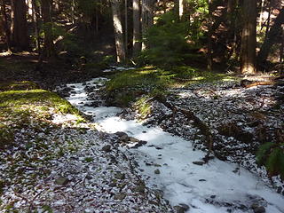 Frozen tributary