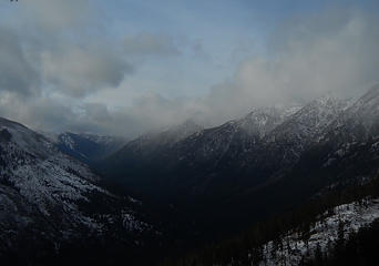 View from Fourth of July Creek Trail 11/27/17