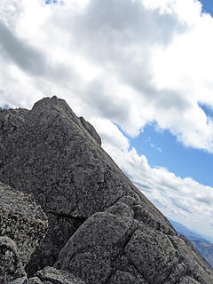 Up to Cathedral Summit Block