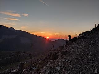 Trailhead sunset.