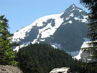 First views of Snow Dome before Glacier Meadows