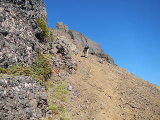 Open Slope Below Summit Block