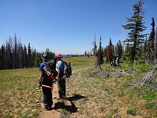 We were a group of 12, the maximum permitted in wilderness.