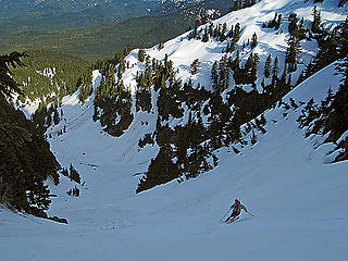 Skiing Iodine Gulch