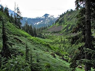 First valley on the Lake Ann Trail...where we saw the bear