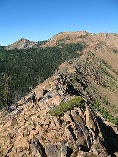 The ridge to Highchair