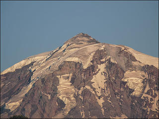 Close Up Of Mt Rainier With A Touch Of Alpen Glow, 8.1.09.