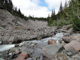 River crossing on Emmons Moraine trail.