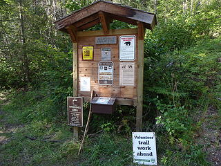 Red Bluff Trailhead.