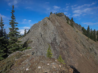 West Peak - south ridge