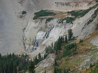 Zooming Into Upper Conrad Creek Waterfall