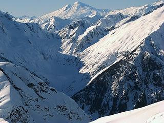 Looking W: Picket Pass & Mt. Baker