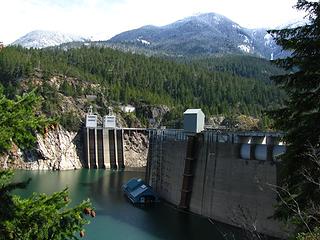 Low water level in Ross lake