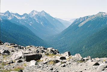 view north from lookout