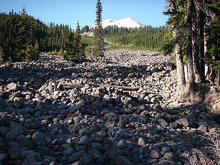 More boulder field