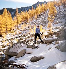 Chrystell on Hoodoo's slopes