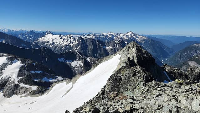 View south from Whatcom summit