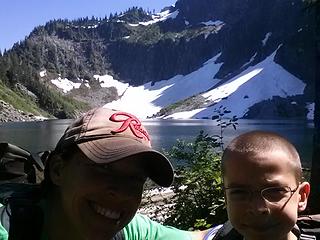 The two of us and Lake Serene