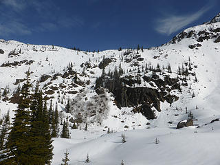 View of the Lake Grace ridge from ~5600ft