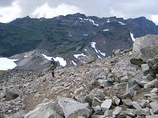 Almost to the ridge