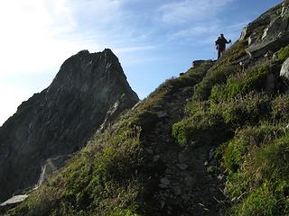 On the way to the lookout