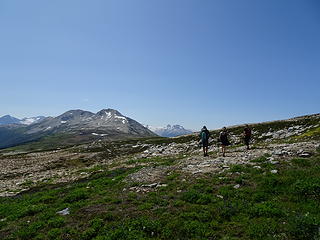 Nearing Glacier View Lake